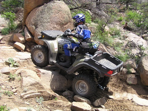 2003 Donny on an advanced trail at Texas Creek CO