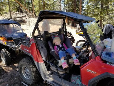 Taking a nap on the trails in the Wet Mountains CO