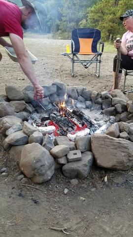 Campfire Banana Boat S'mores