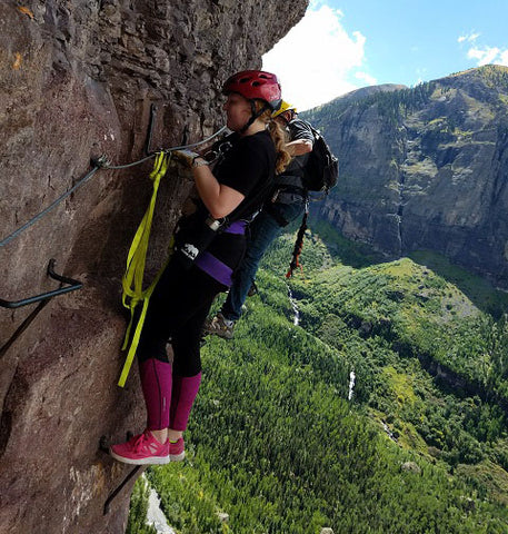 Hang On. The Via Ferrata in Telluride CO