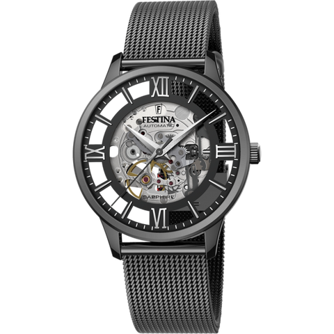 Festina men's automatic skeleton watch