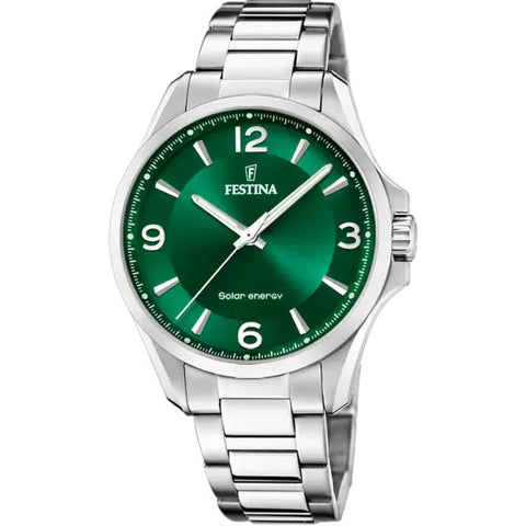 Festina Men's watch with green dial