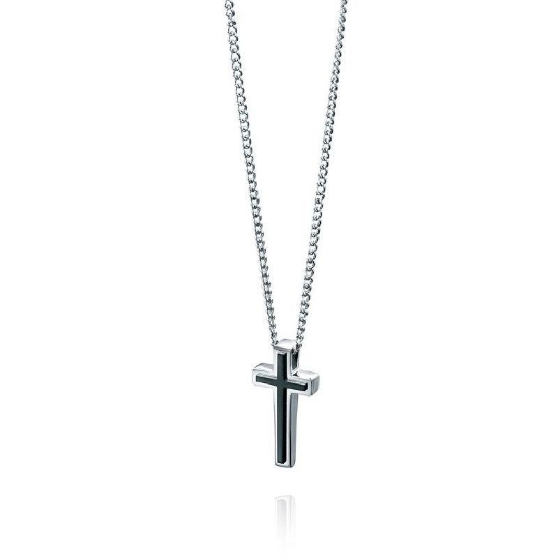 MENS SILVER CROSS NECKLACE PENDANT CHAIN FOR MEN SILVER MENS CHAINS NEW UK  | eBay