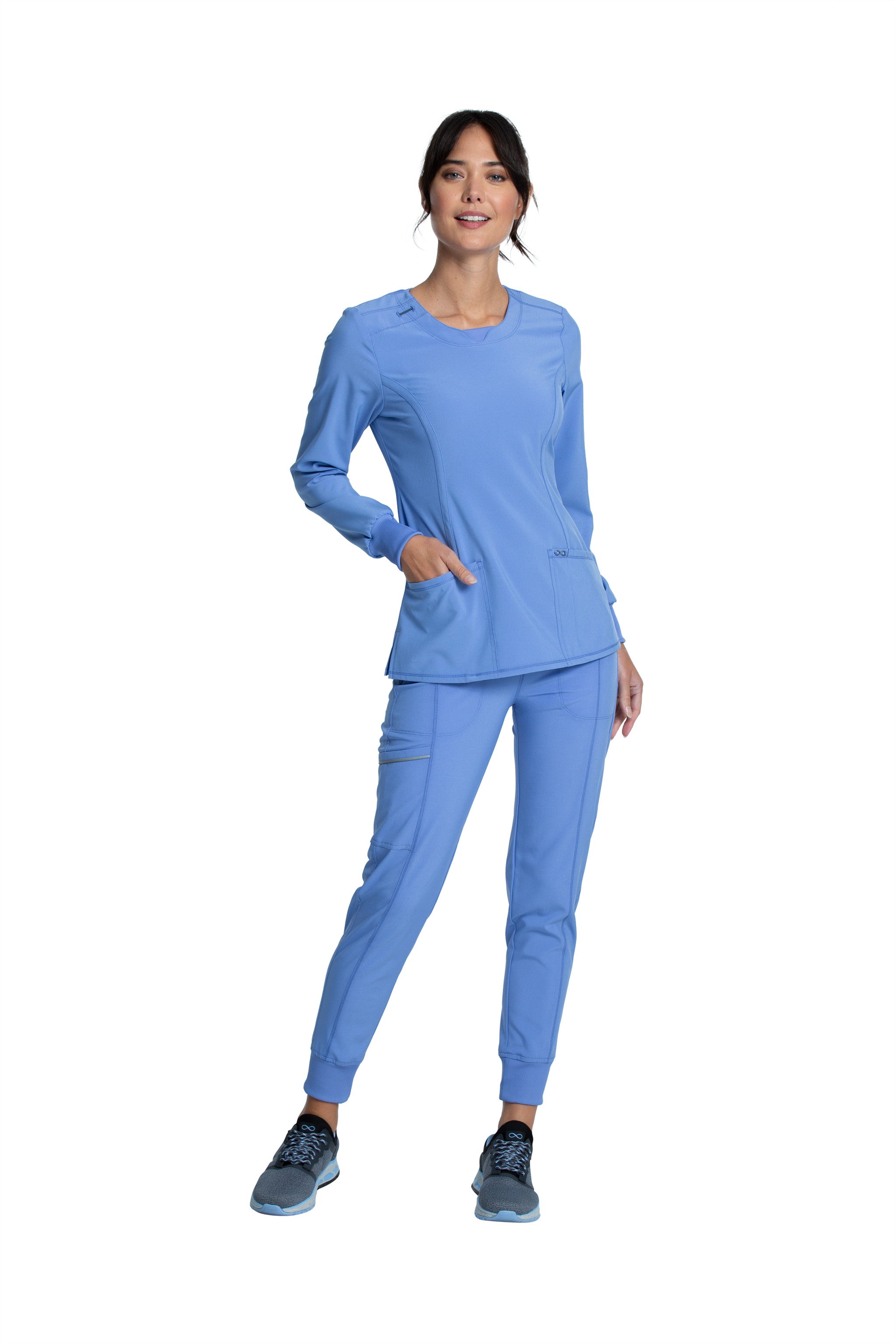 Long Sleeve Round Neck Top – Avida Healthwear Inc.