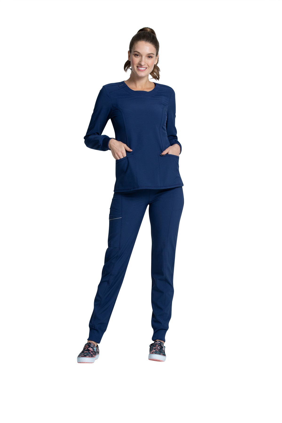 Long Sleeve Round Neck Top – Avida Healthwear Inc.