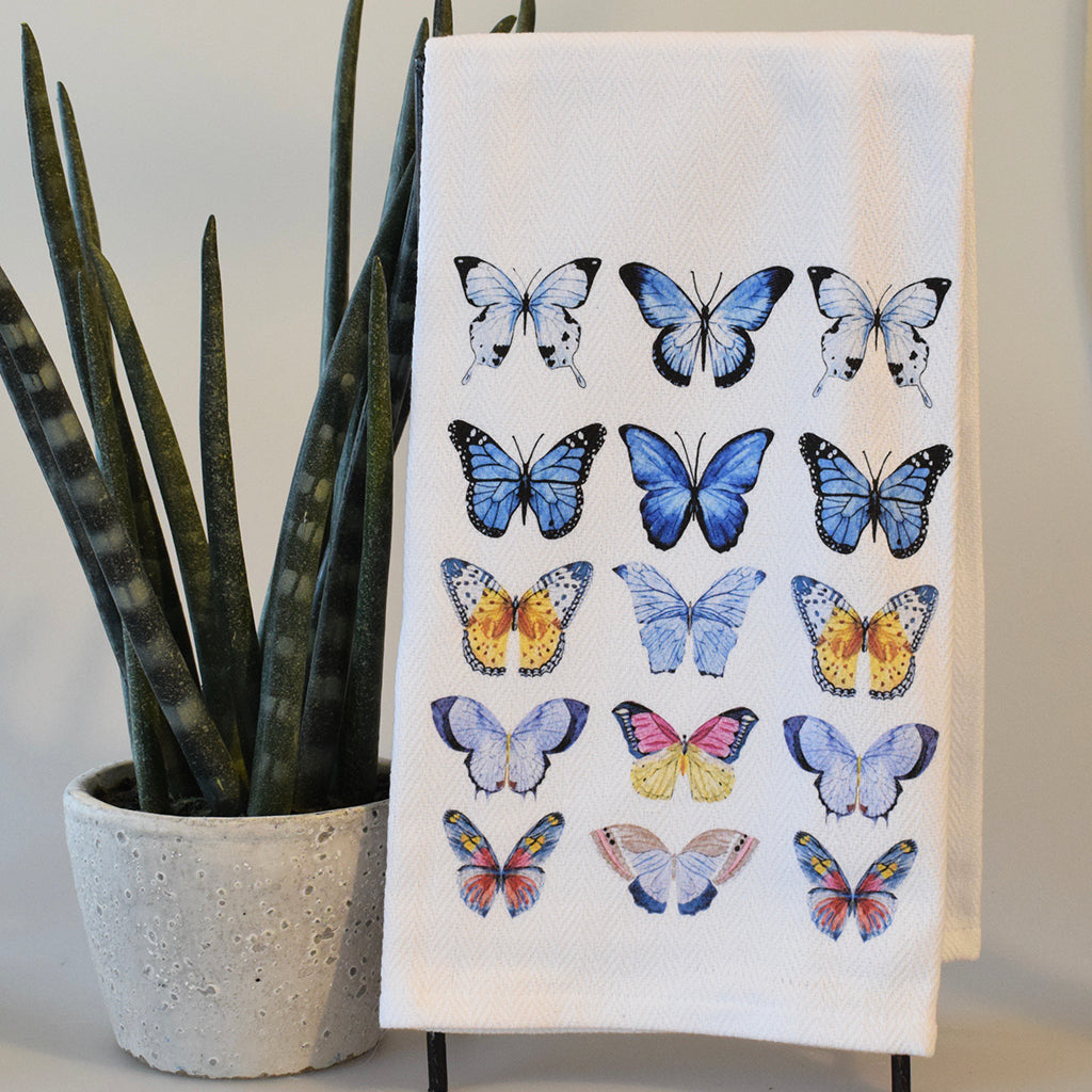 Butterflies Hand Towel– TheMississippiGiftCompany.com