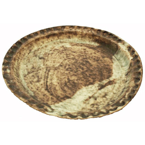 Jade Round Thumbprint Platter - TheMississippiGiftCompany.com