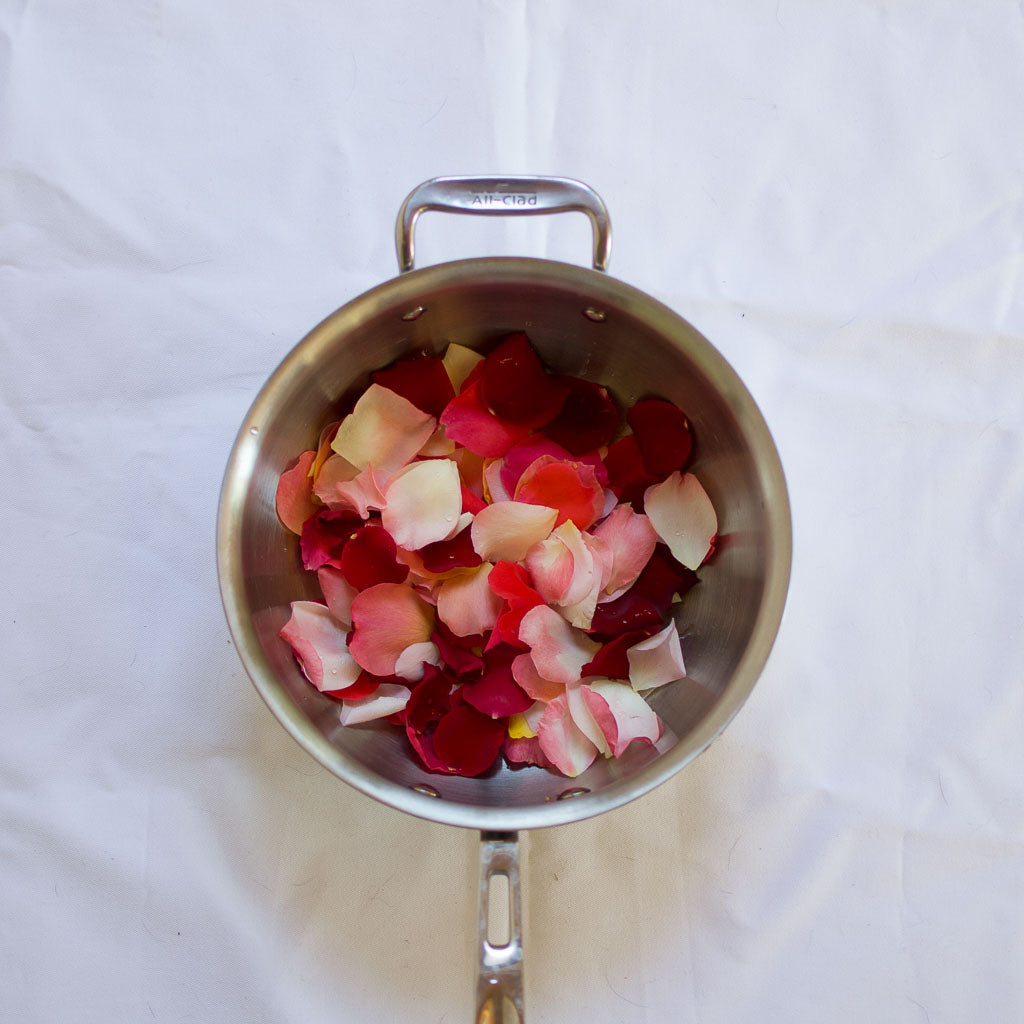 diy homemade rosewater drink