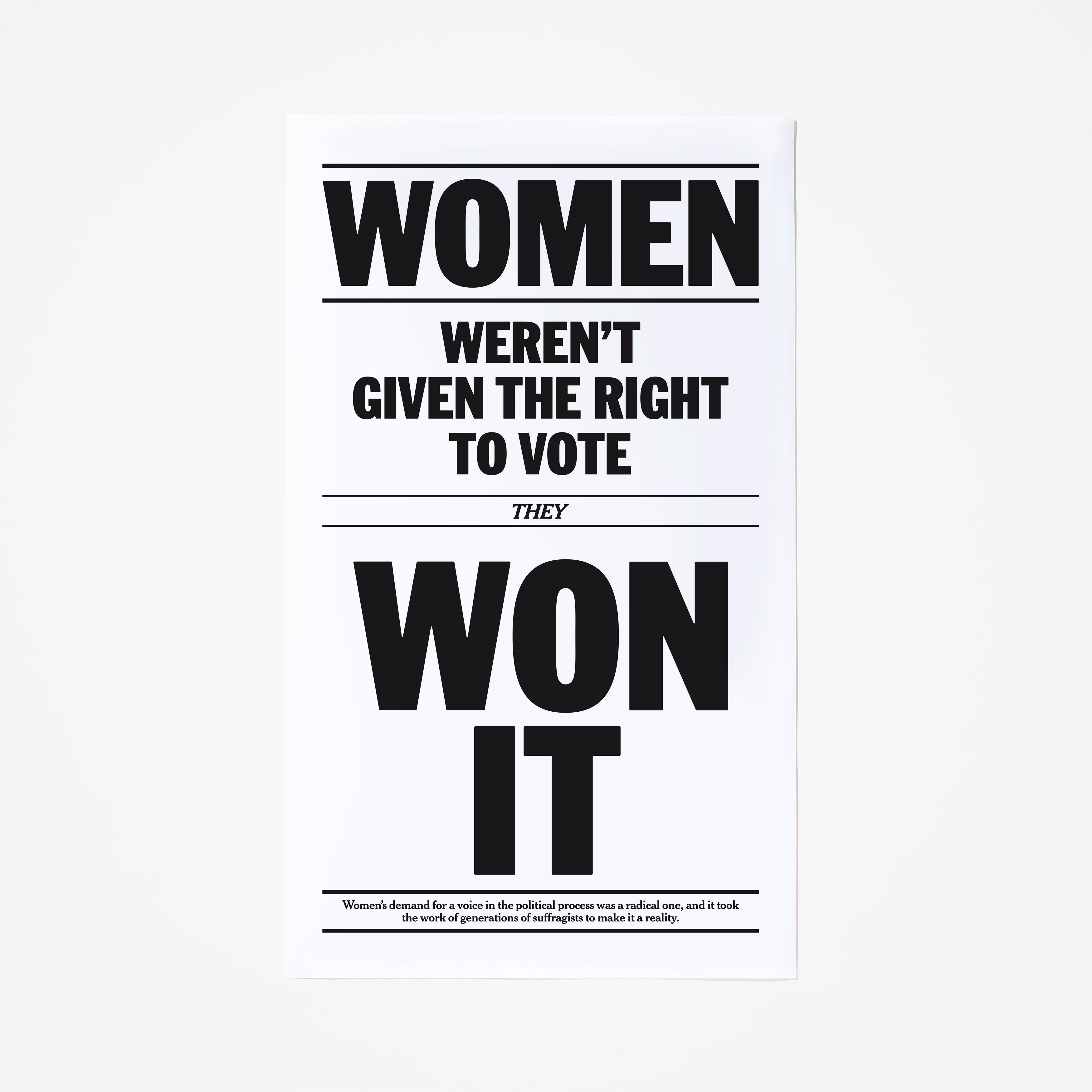 Women S Right To Vote Poster The New York Times Store