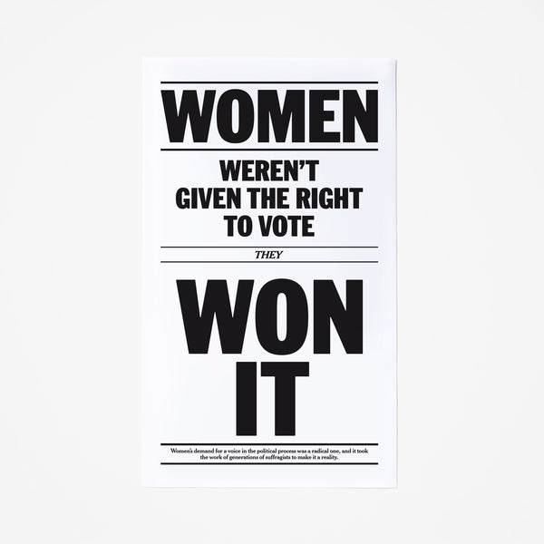 Womens Right To Vote Poster – The New York Times Store