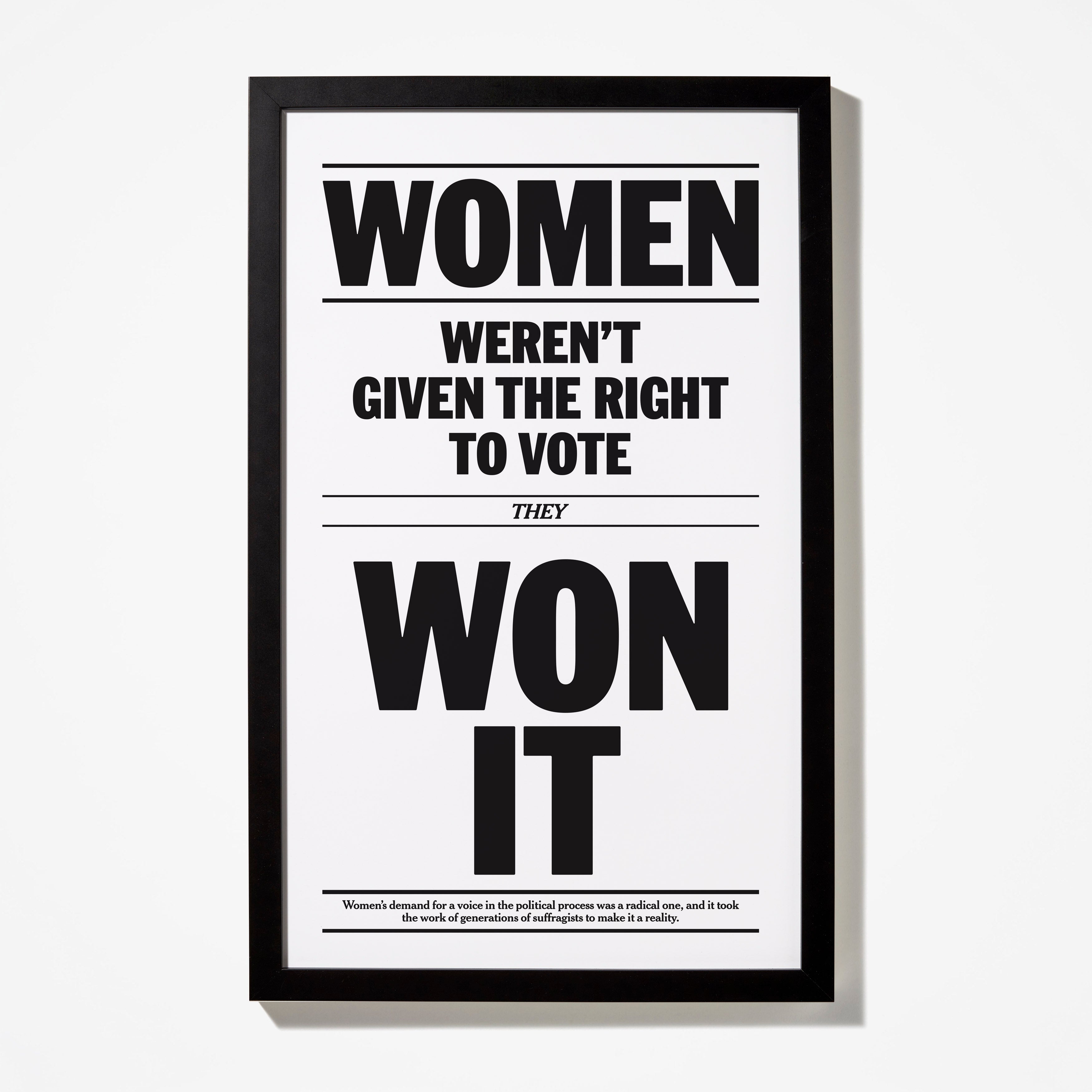 Women S Right To Vote Poster The New York Times Store