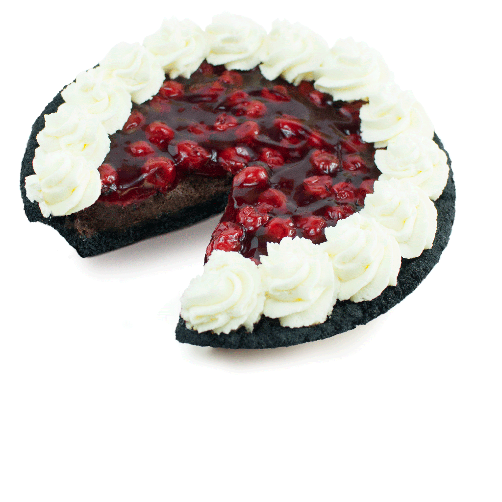 black cream pie