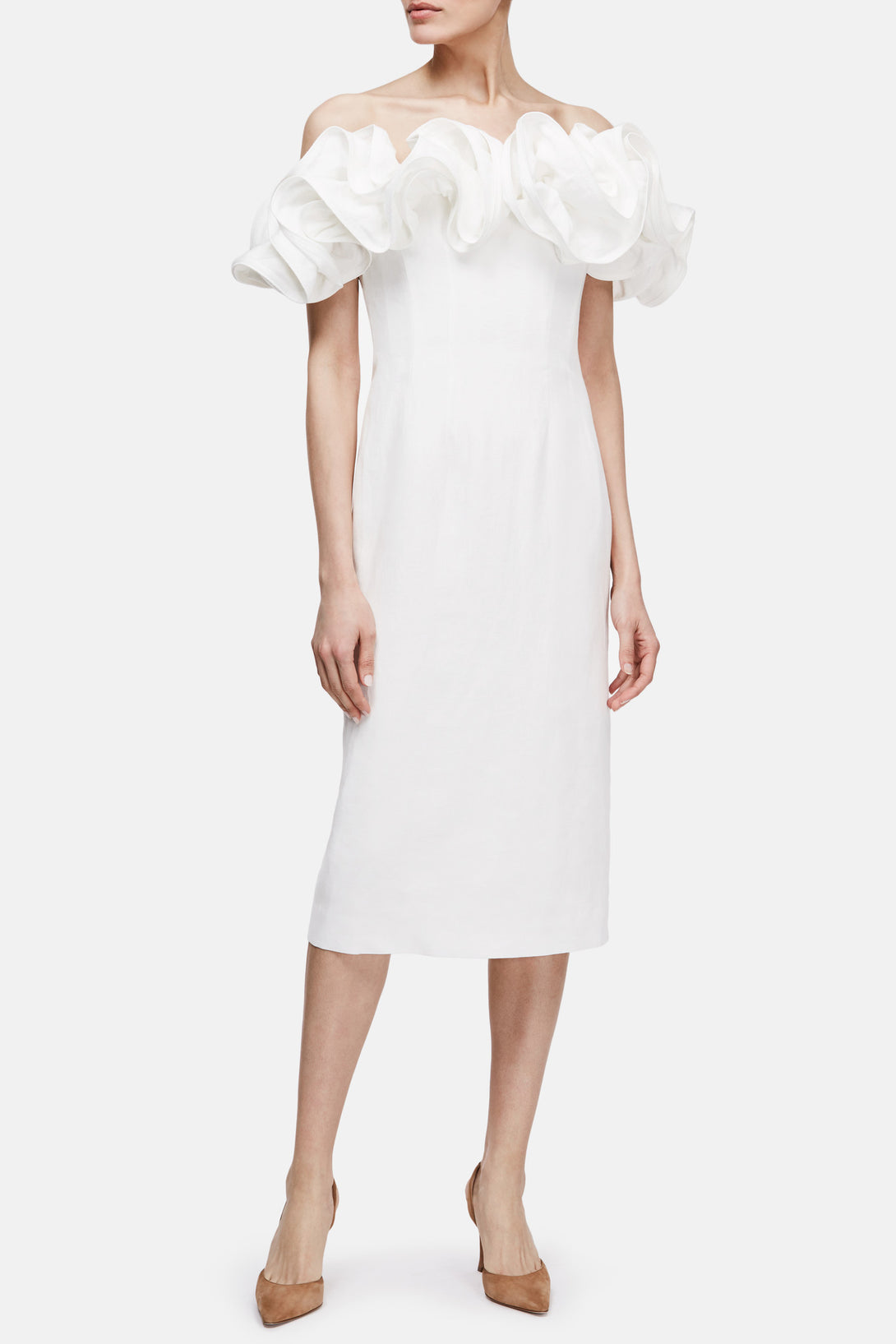 Desiree Dress - Natural White – The Line