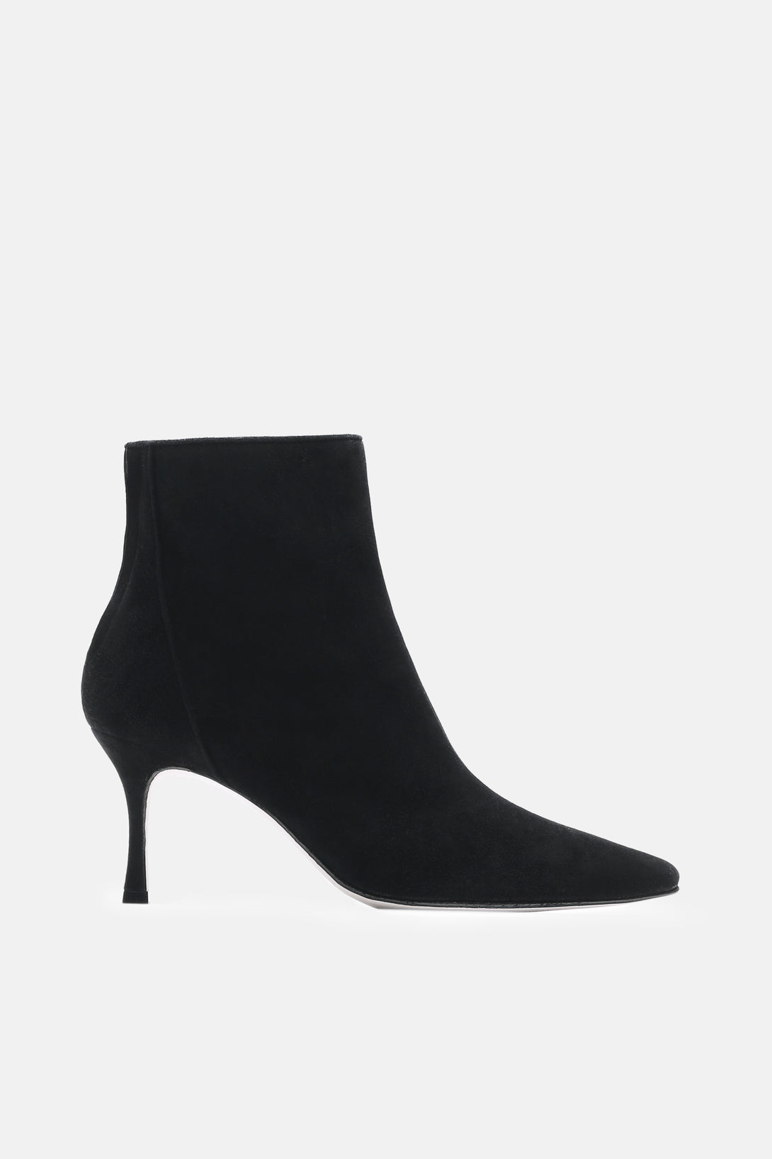 Lace Ankle Boot - Black Suede – The Line