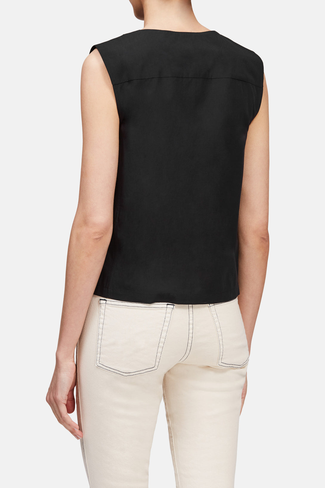 Sleeveless Blouse - Black – The Line