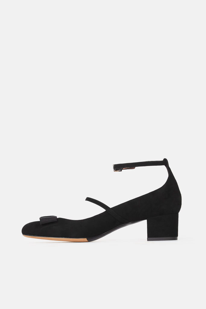 Rubia - Black Kidsuede/Black Grosgrain – The Line