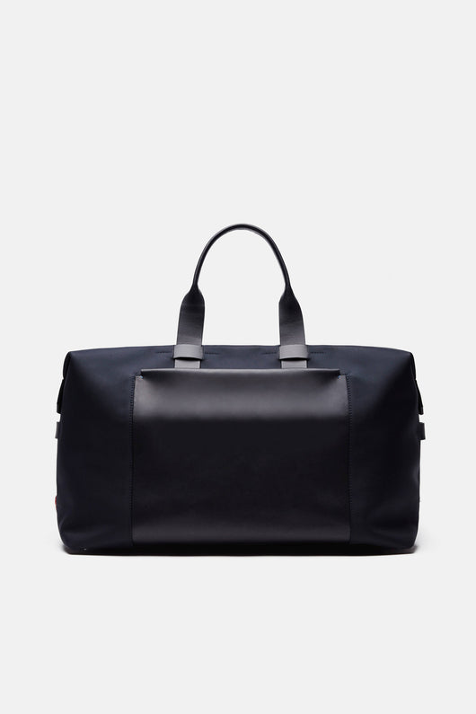 London Weekender - Navy Nylon & Navy Leather – The Line