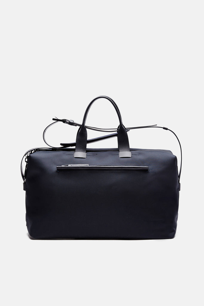 London Weekender - Navy Nylon & Navy Leather – The Line