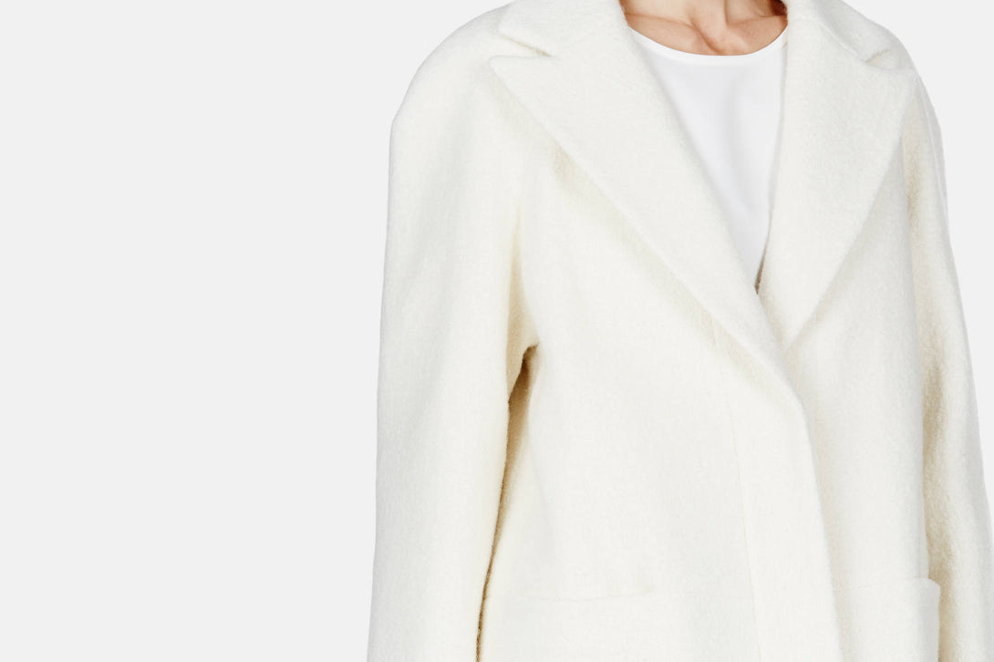 Cocoon Coat - Ivory – The Line