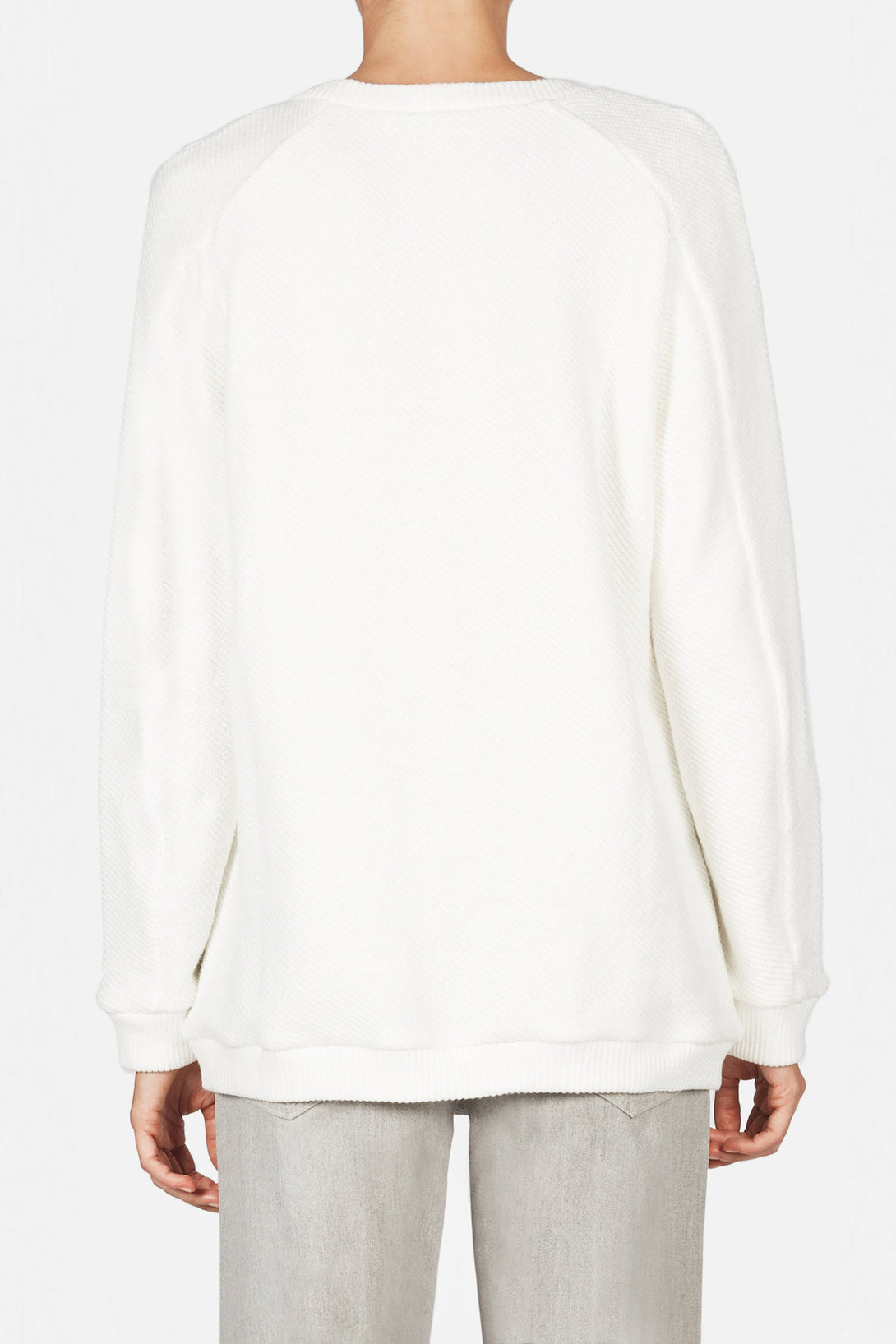 Oversized Sweatshirt - White – The Line