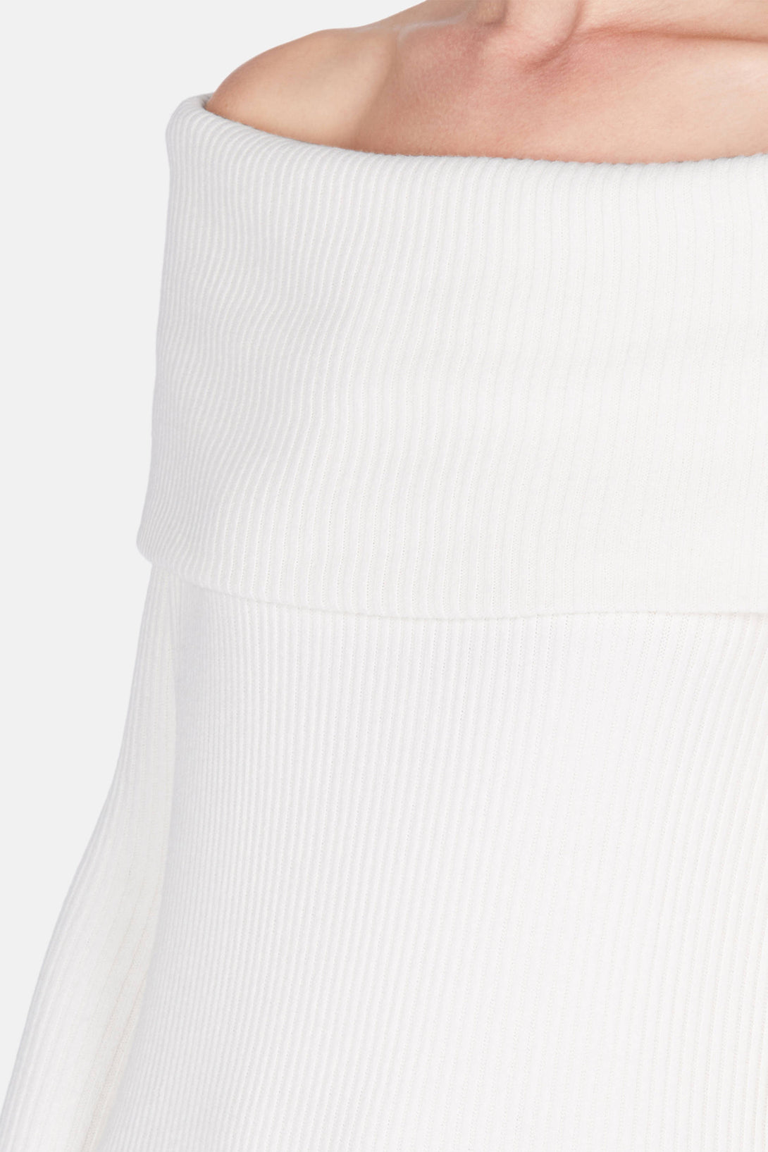 Foldover Maxi Dress - Ivory – The Line