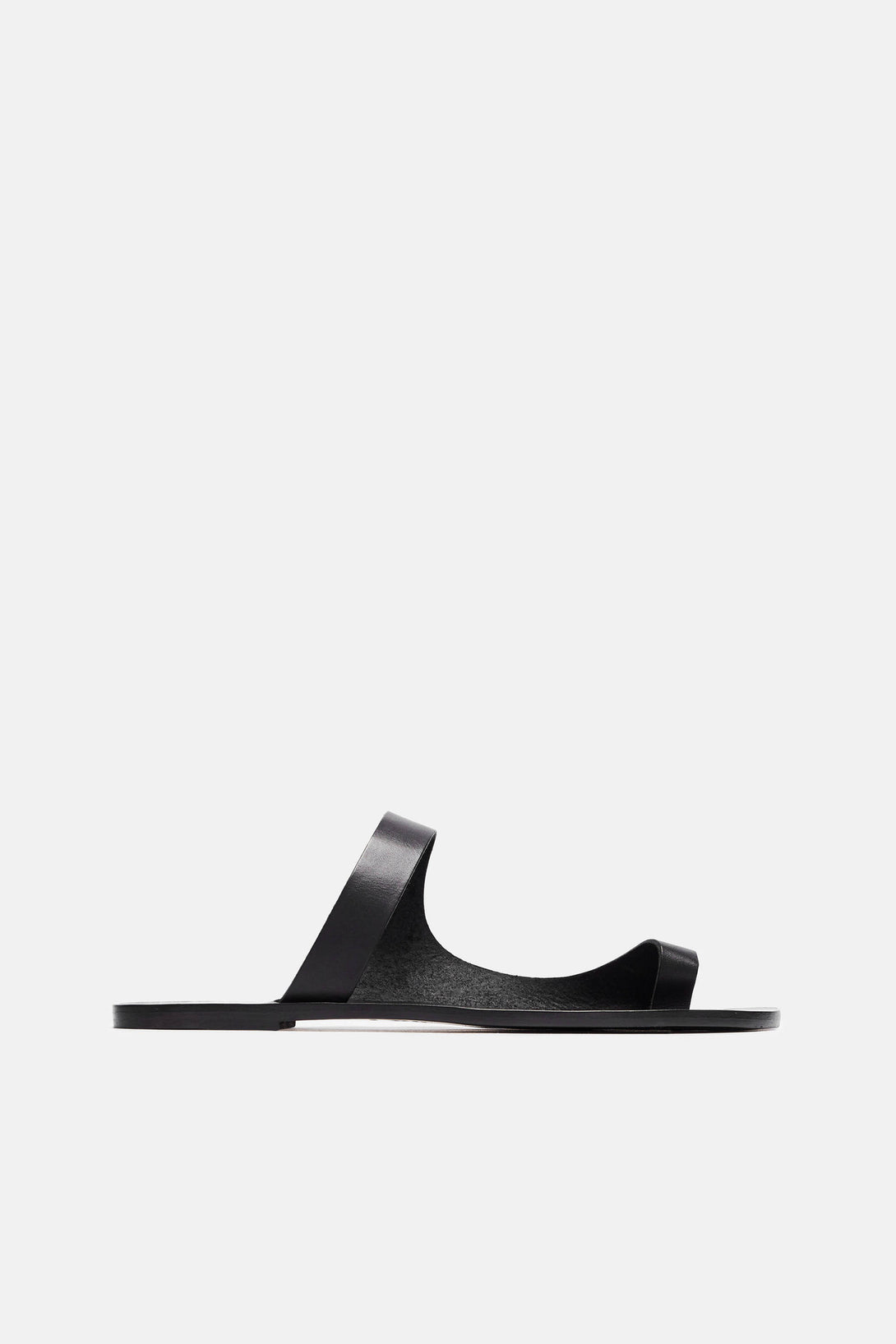 Dina Sandal - Black Vachetta – The Line