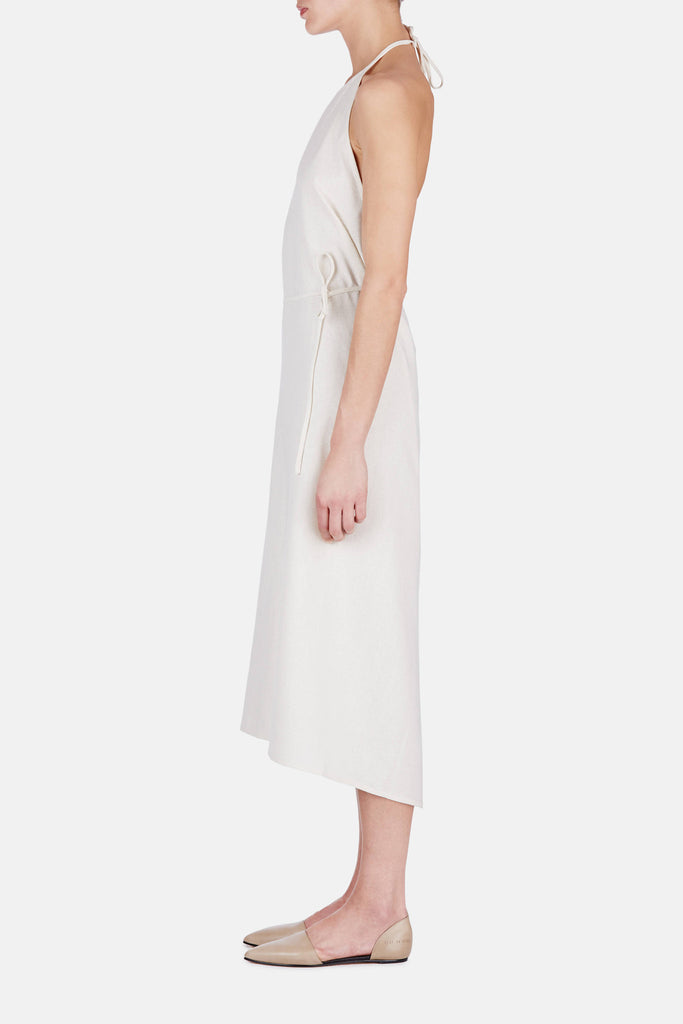 New Apron Dress - Off White – The Line