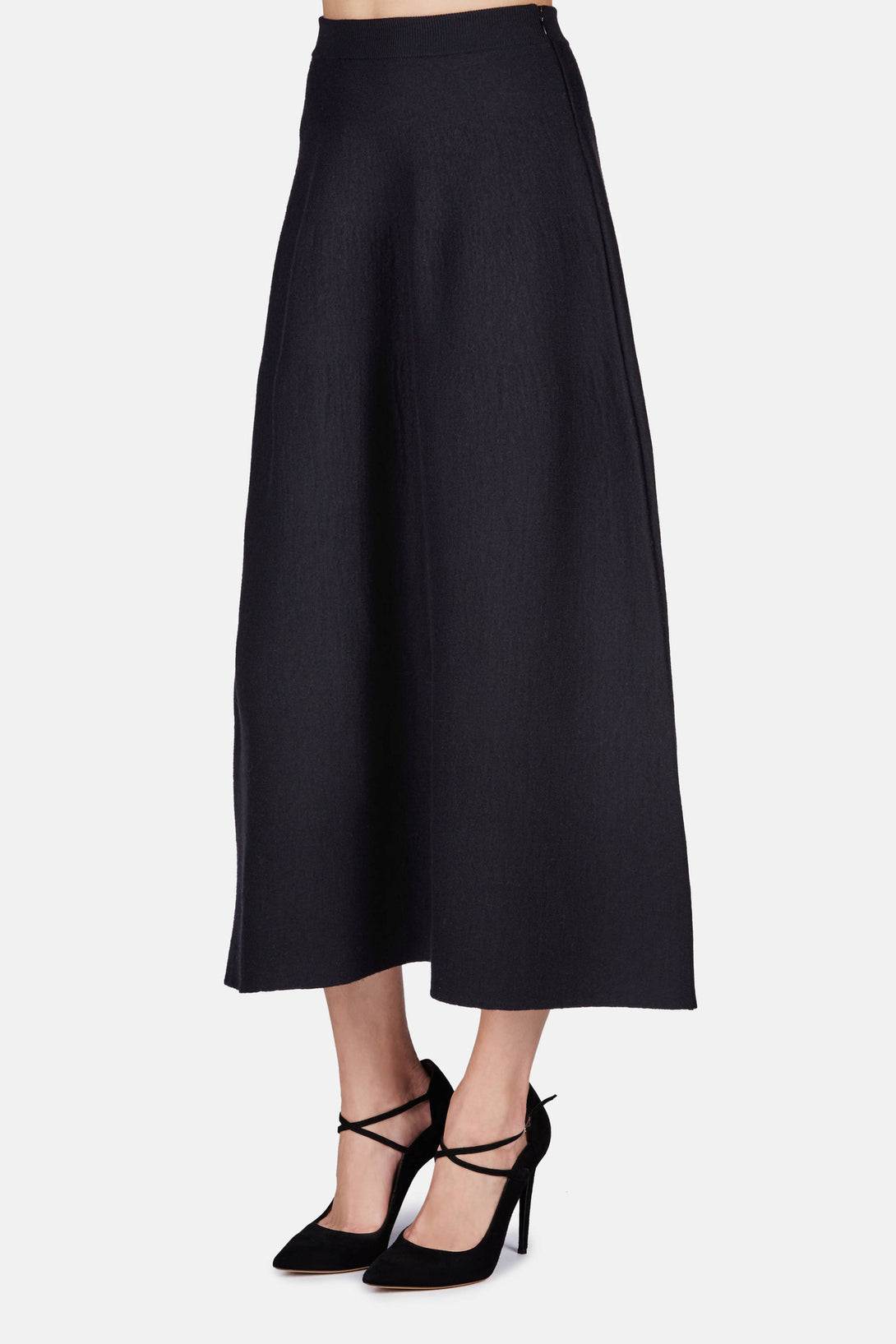 Felted Skirt - Black – The Line