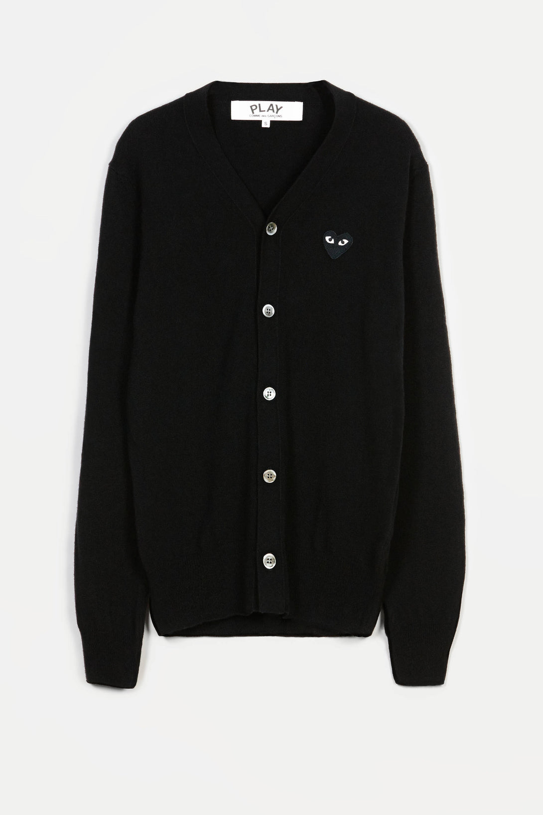 Black Play Unisex V-Neck Cardigan - Black – The Line