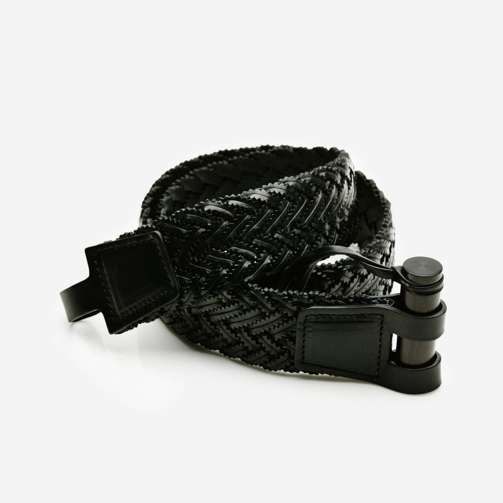 Women's L.L.Bean Braided Leather Belt