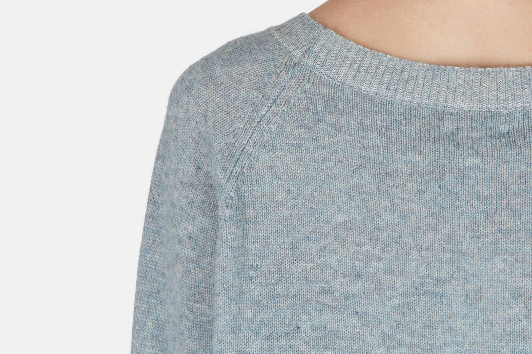 Welder Sweater - Blue Haze/Ecru – The Line