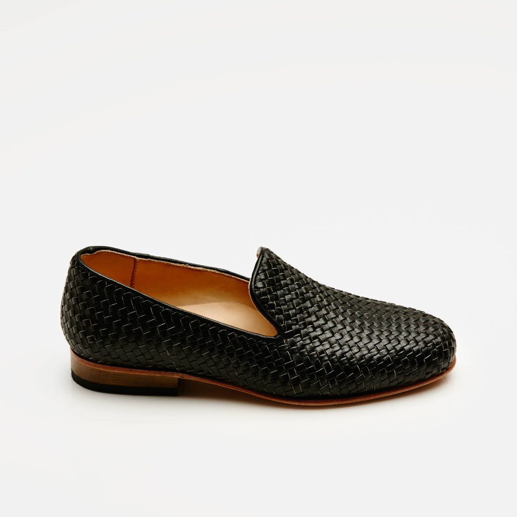 Leon Woven Loafer - Black – The Line