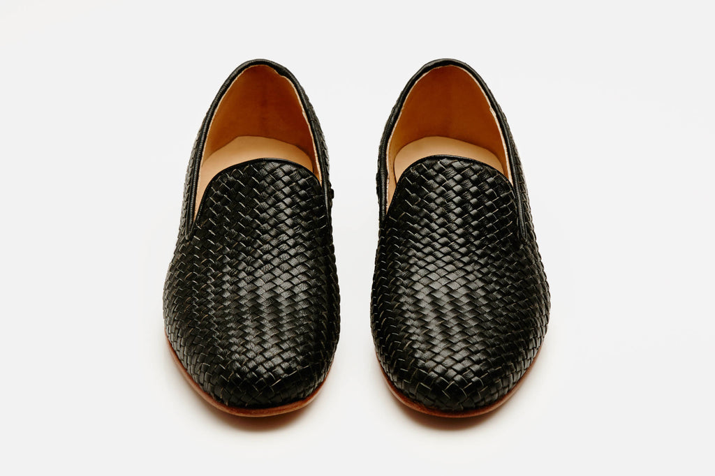 Leon Woven Loafer - Black – The Line