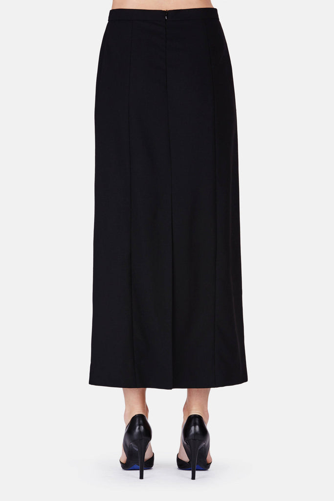 Skirt 11 Double Split Skirt - Black – The Line