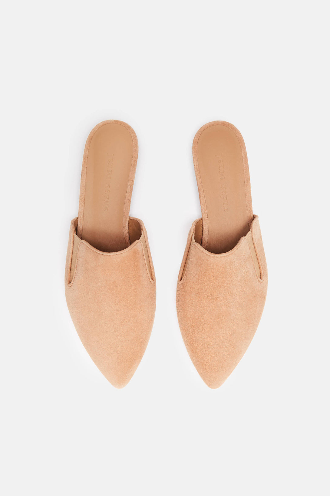 camel leather mules