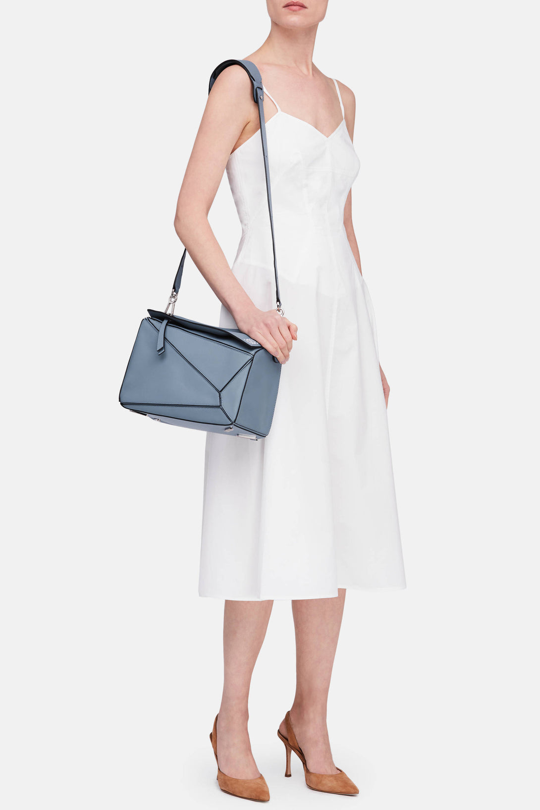 loewe puzzle small stone blue