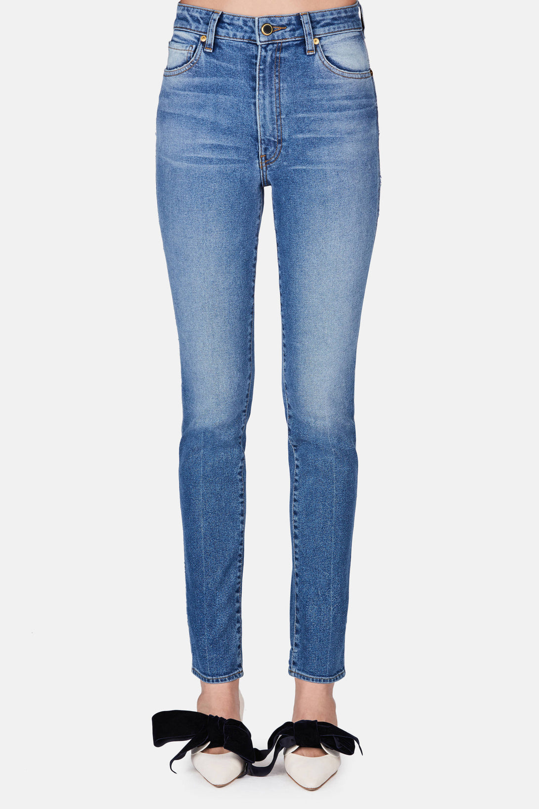 straight line jeans
