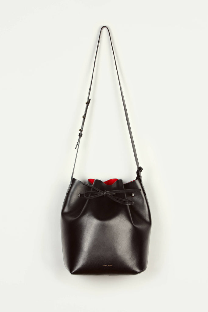 Bucket Bag Coated Interior - Black/Flamma – The Line