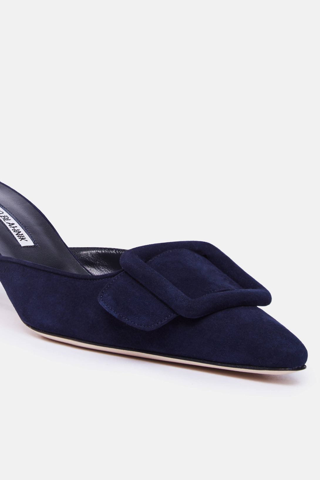 navy blue mule