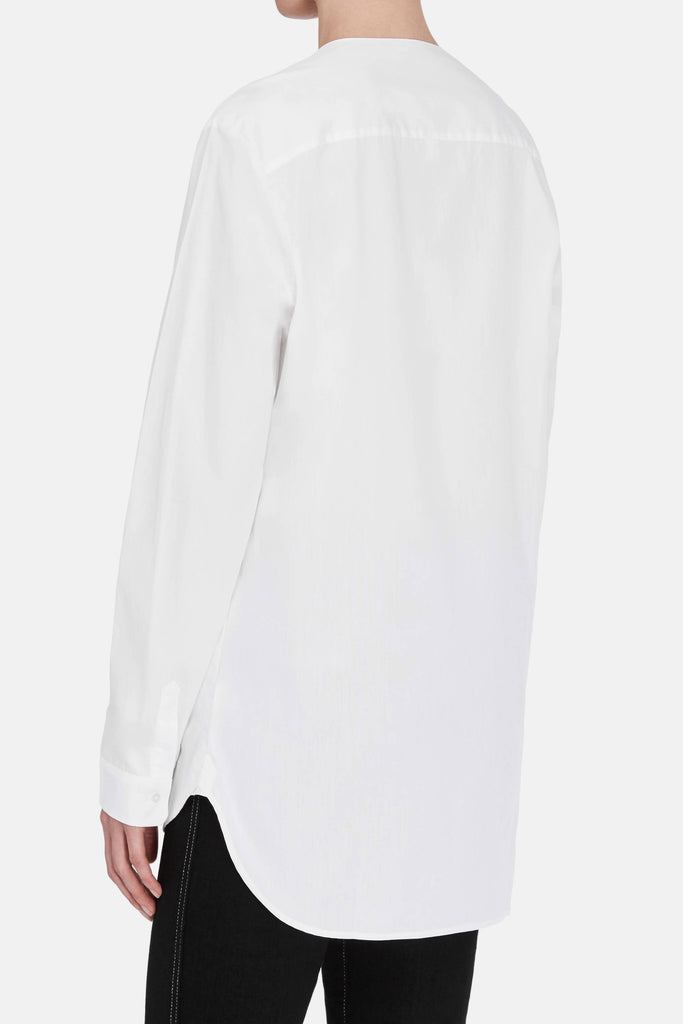 Vicky V Neck Shirt - White – The Line