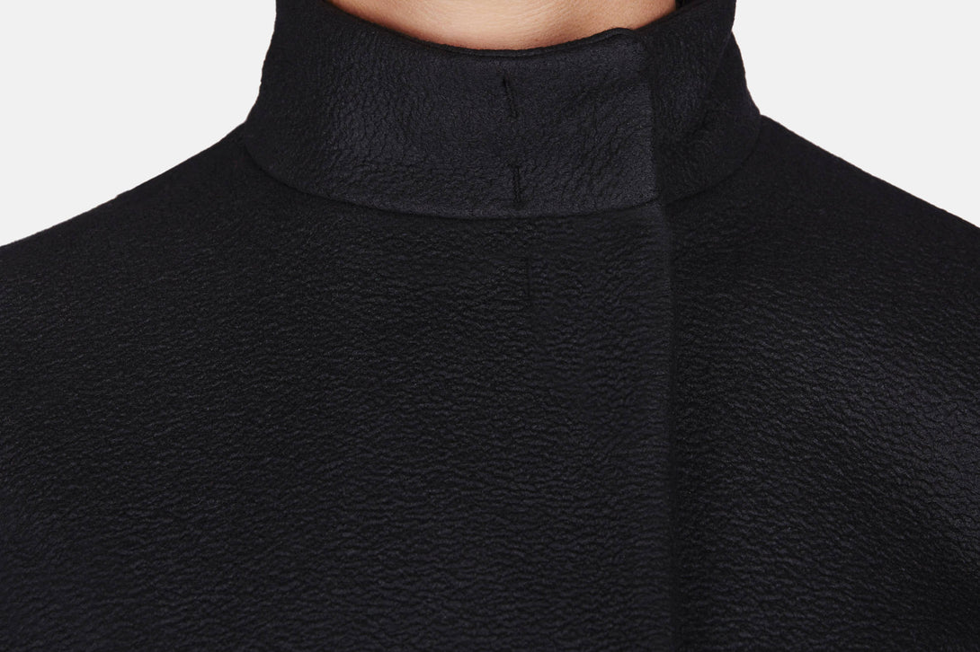 Asymmetrical Coat - Black – The Line