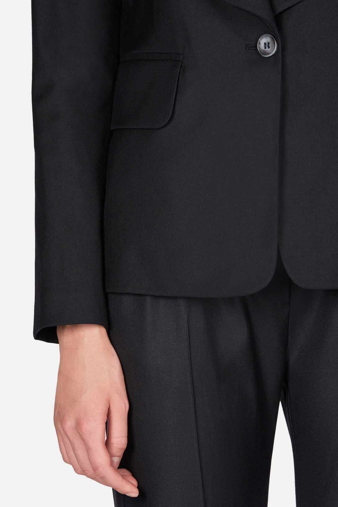 Lapel Blazer - Black – The Line