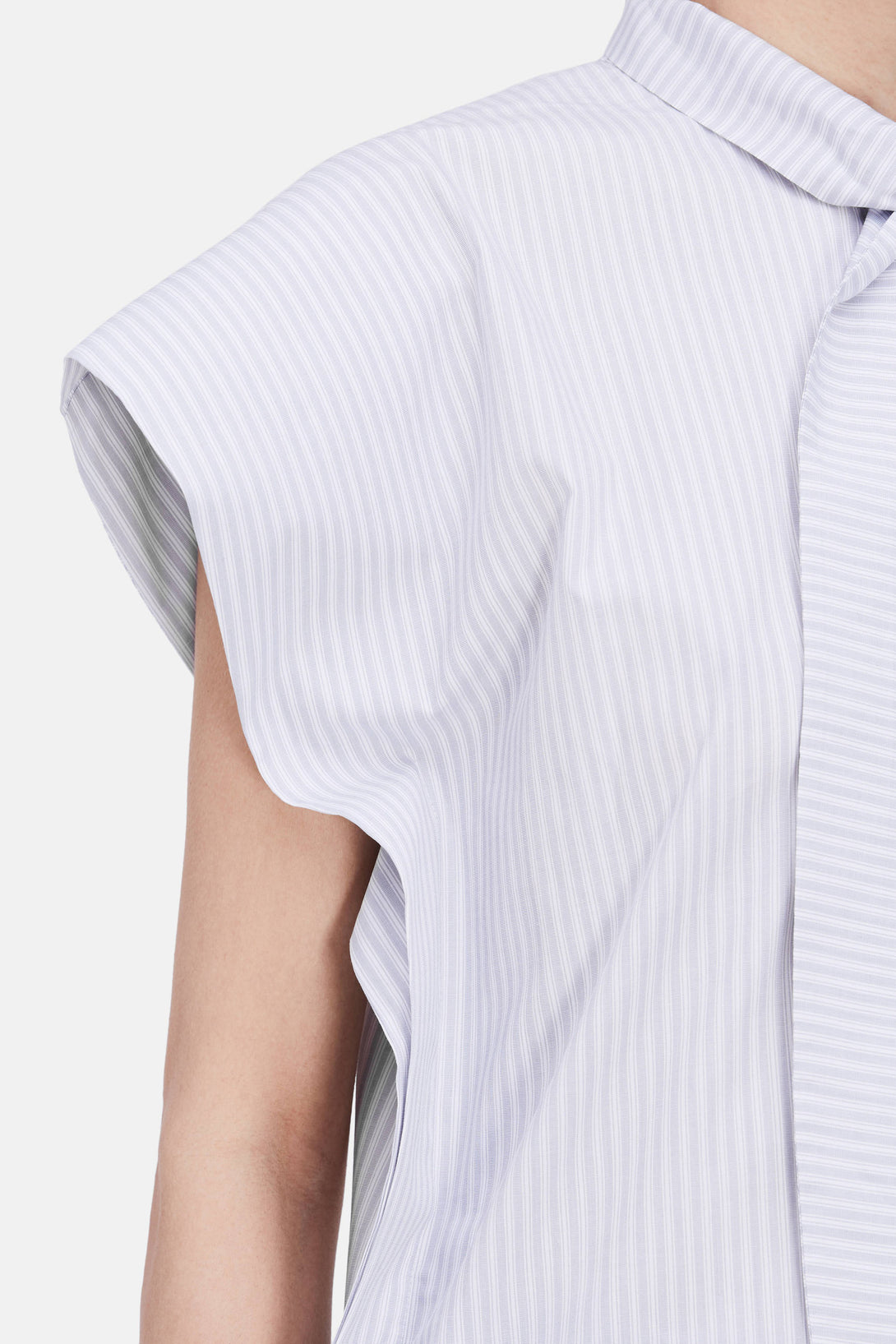Neck Tie Shirt - Grey Stripe – The Line