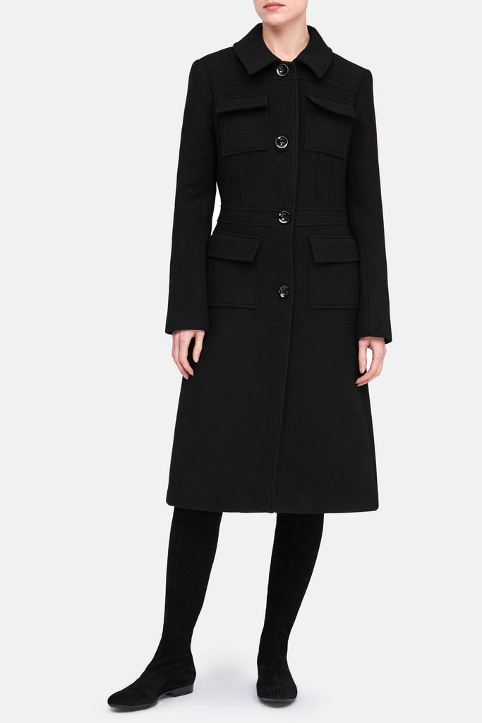 Military Coat - Black – The Line