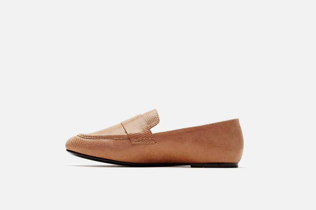 Claude Loafer - Embossed Tan Lizard – The Line