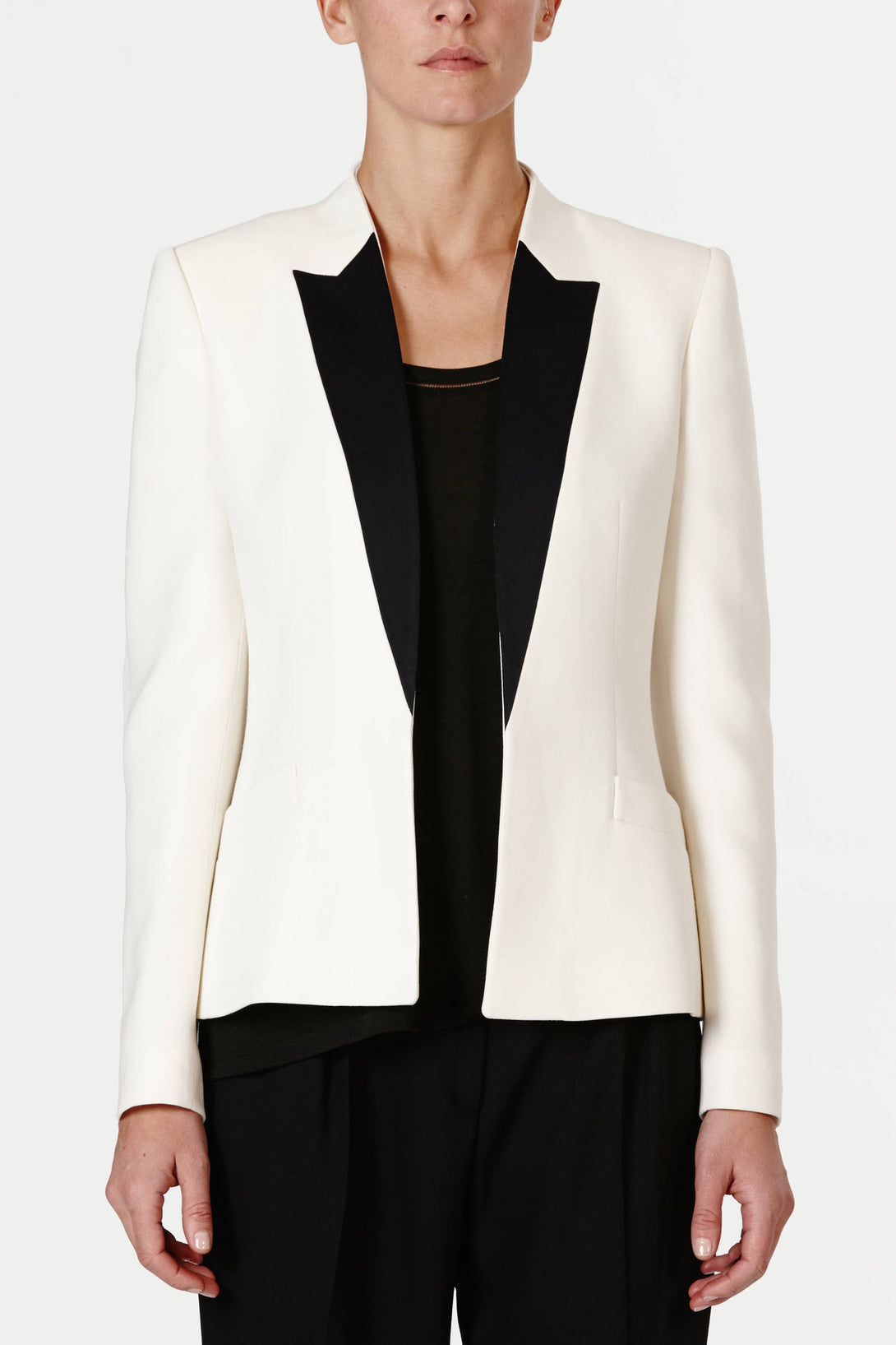 Alcyone Shadow Jacket - Blanc/Marine – The Line