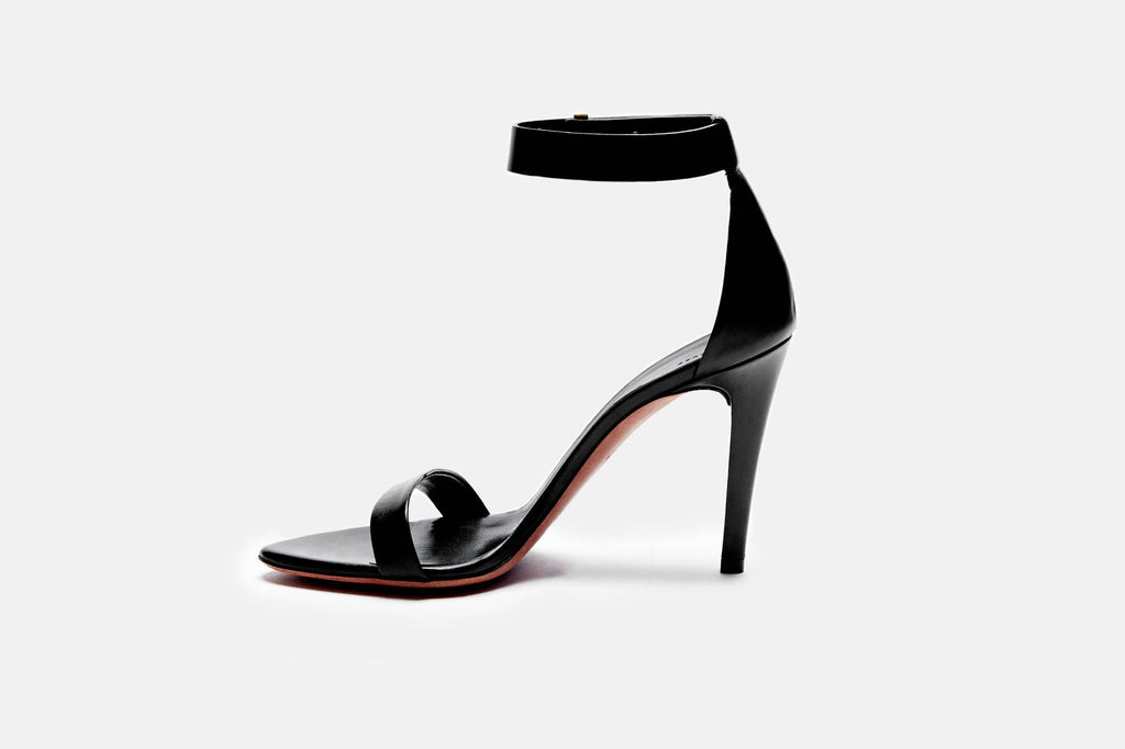 Ankle Strap Sandal 100 mm - Black – The Line