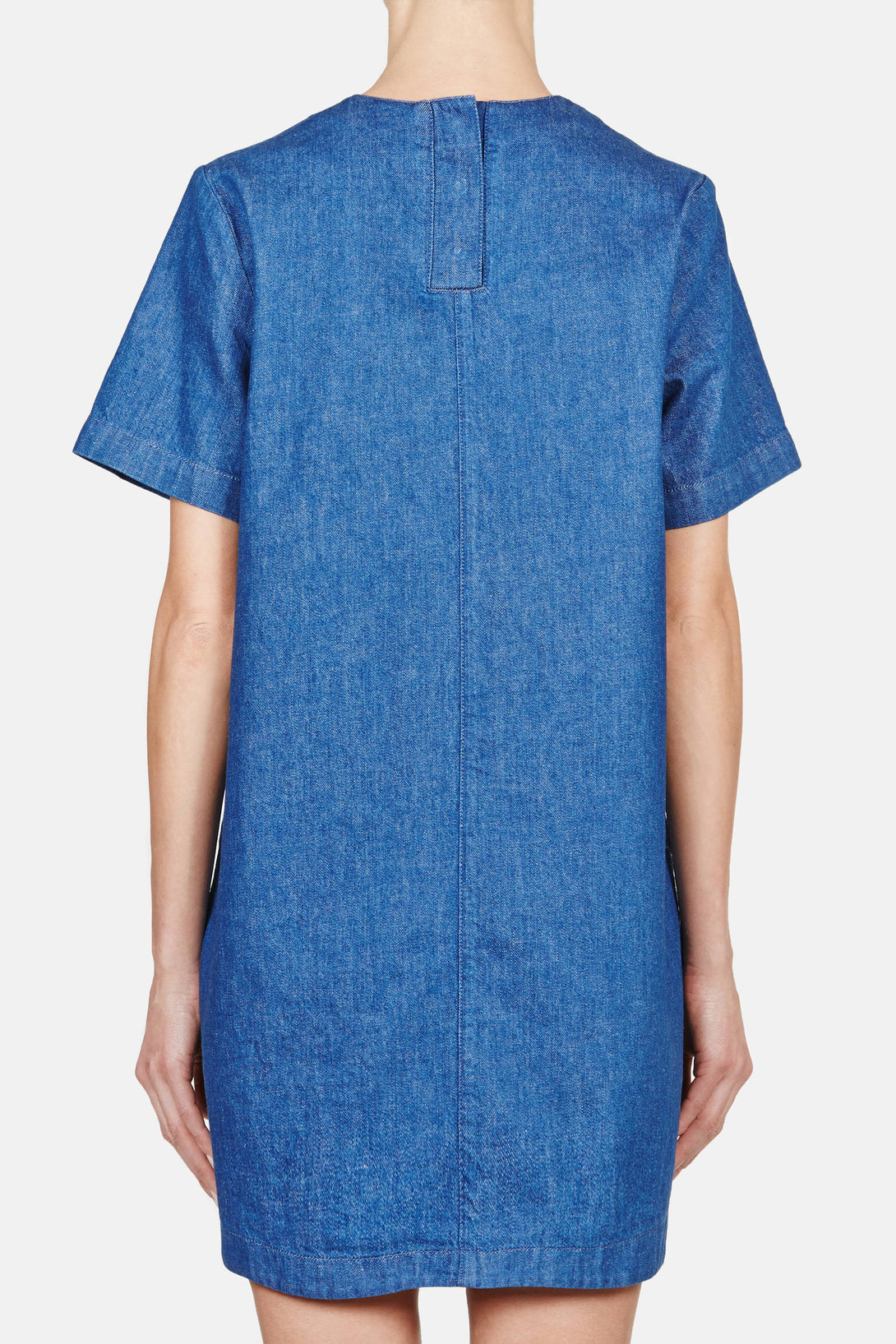 T-Shirt Dress - Denim Blue – The Line