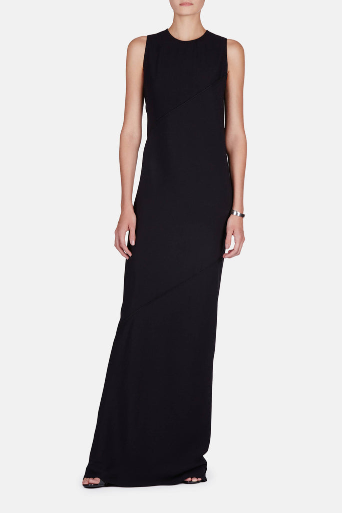 Sleeveless Long Dress - Black – The Line