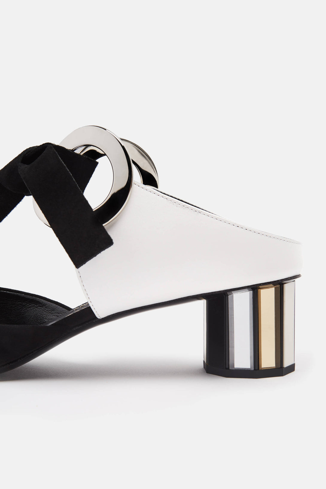 Grommet Heel - Black/White – The Line